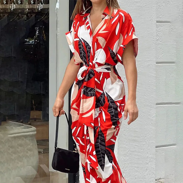 Amalia | Robe Maxi Enveloppe de Luxe (Presque épuisé)