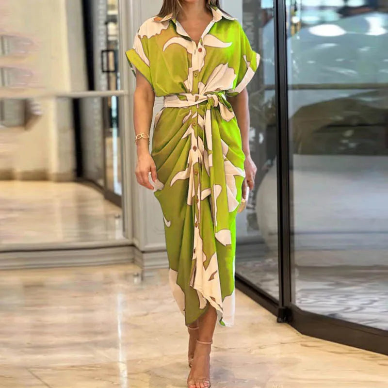 Amalia | Robe Maxi Enveloppe de Luxe (Presque épuisé)