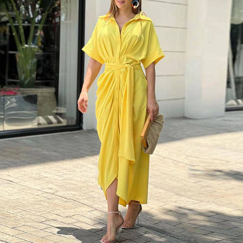 Amalia | Robe Maxi Enveloppe de Luxe (Presque épuisé)