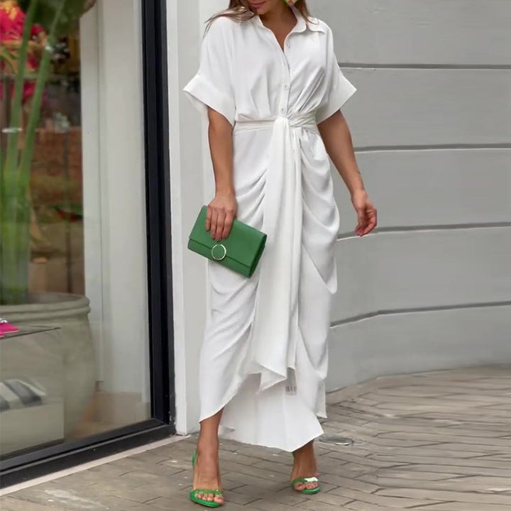 Amalia | Robe Maxi Enveloppe de Luxe (Presque épuisé)