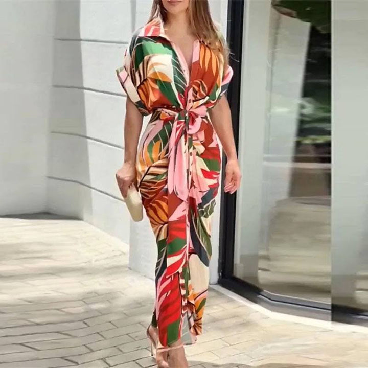 Amalia | Robe Maxi Enveloppe de Luxe (Presque épuisé)